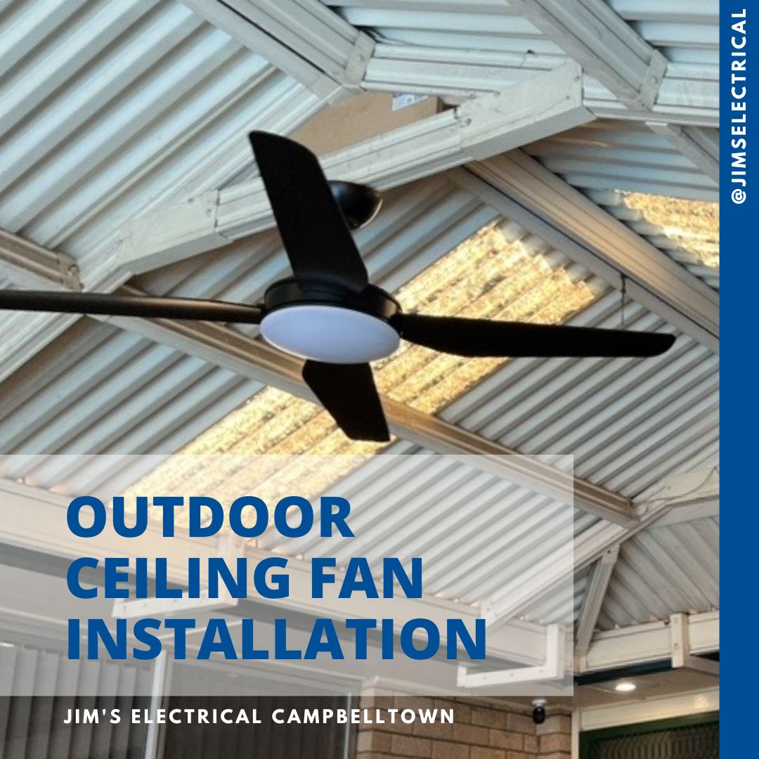 Outdoor Ceiling Fan Installation